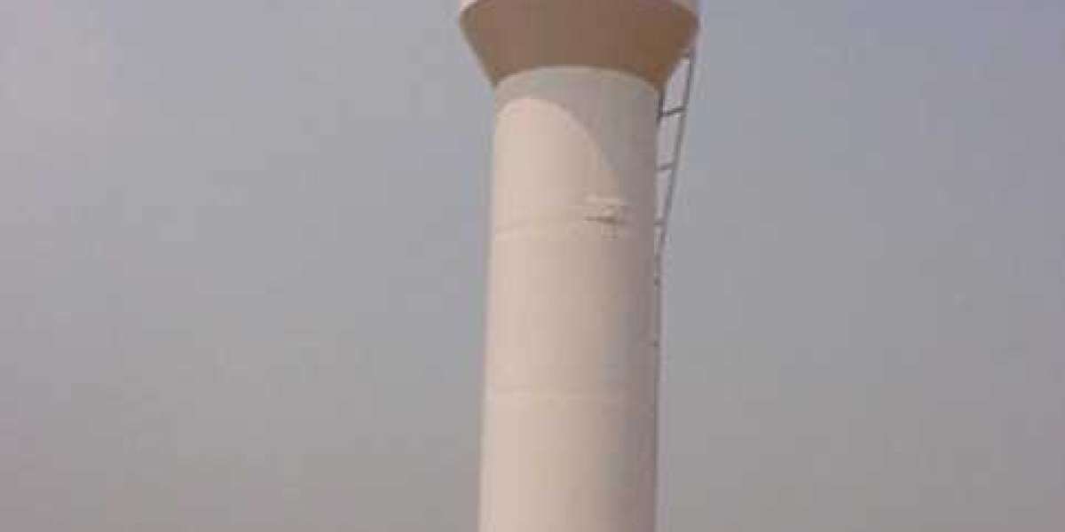 Fluted Column Elevated Storage Tank